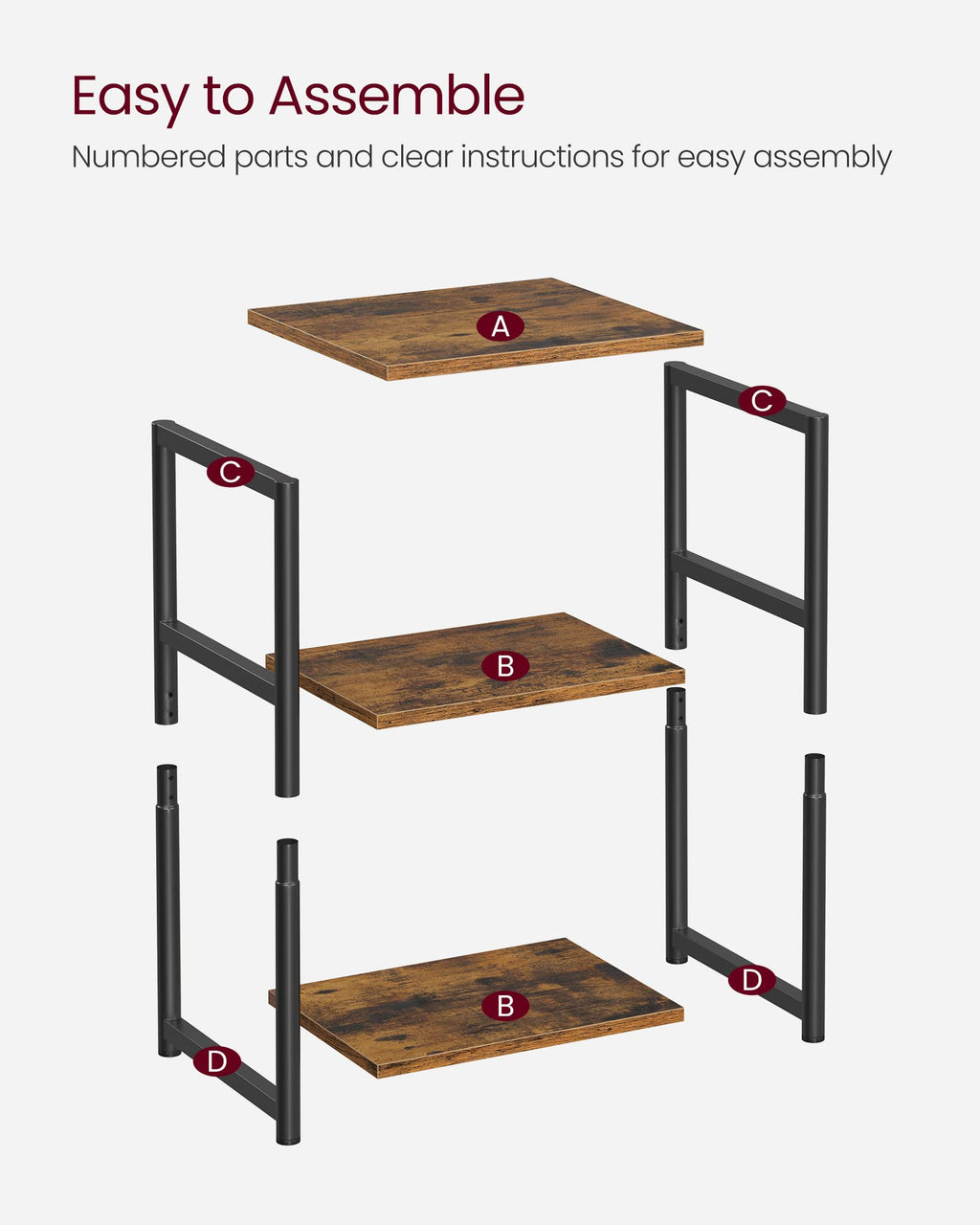 Small Steel Side Table D92647