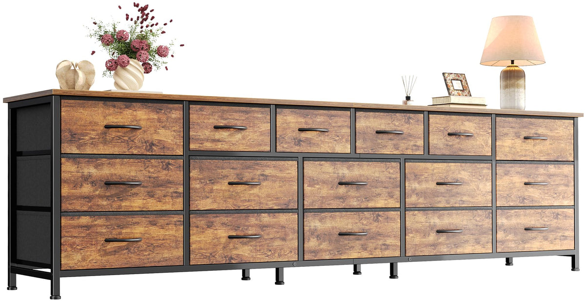 77.6" 16 Drawer Fabric Dresser R412959