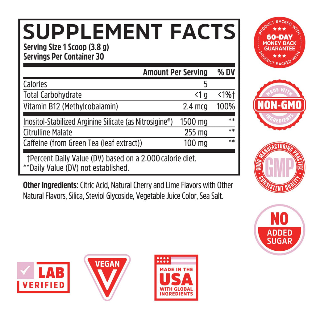Cherry Limeade 16 oz Amino Acid Support E78449