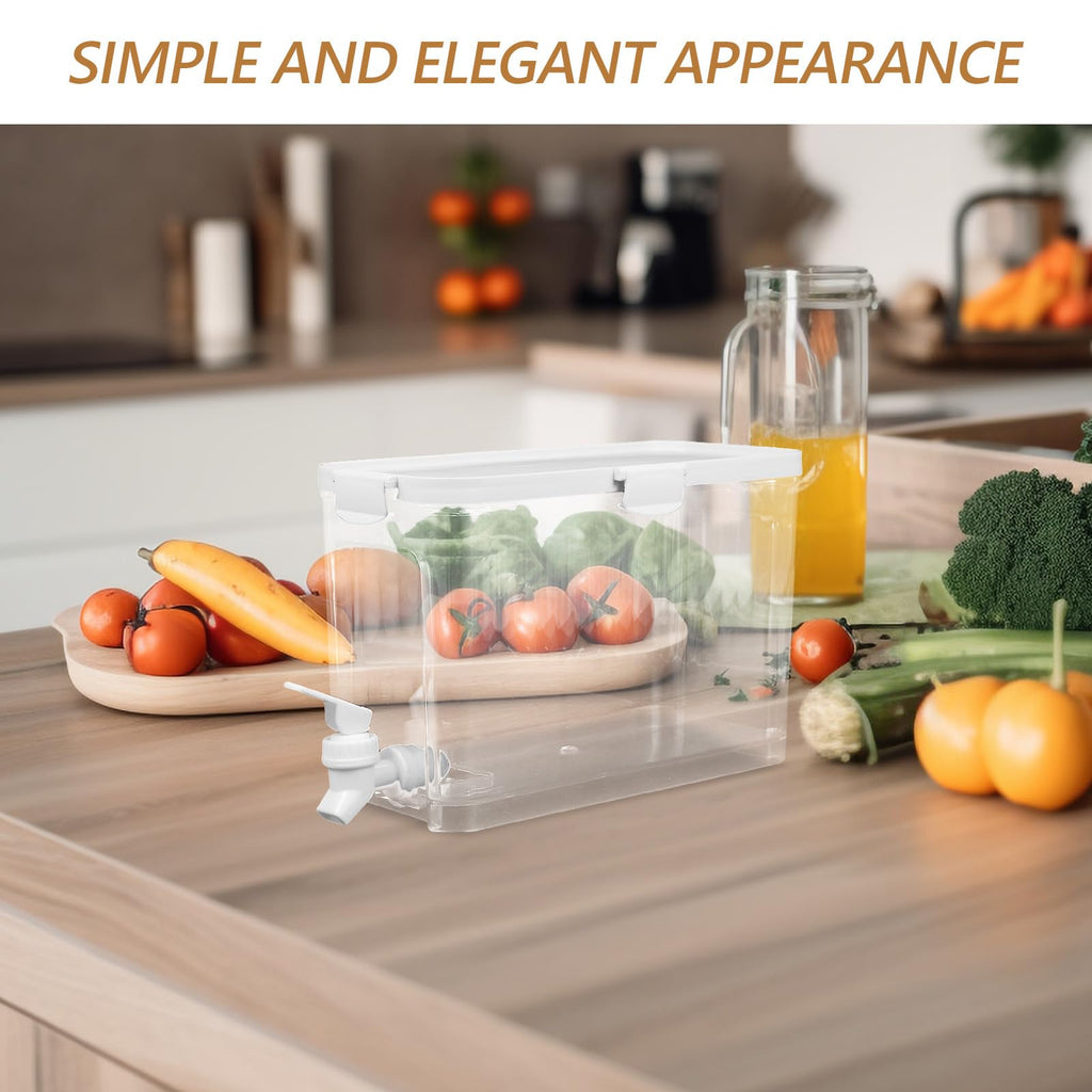 Refrigerator Water Jug with Faucet Large Capacity Beverage Dispenser P727