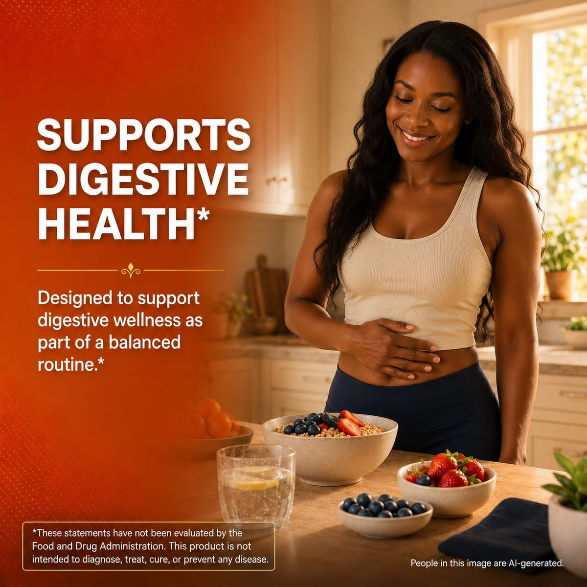 Berberine HCl 1000 mg with Ceylon Cinnamon and Probiotic, 60 Capsules B553215