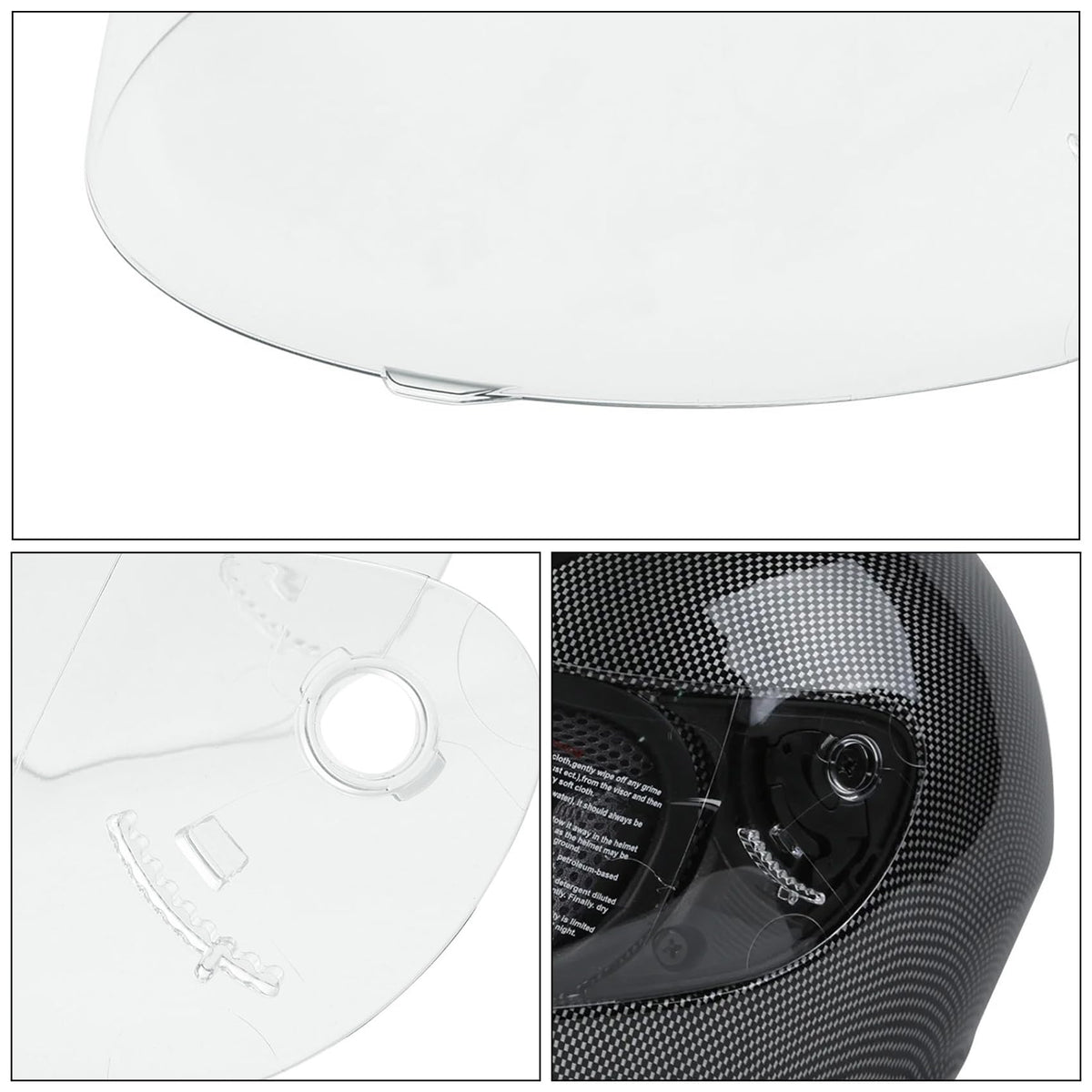 Motorcycle Flip Up Full Face Helmet Visor X8753