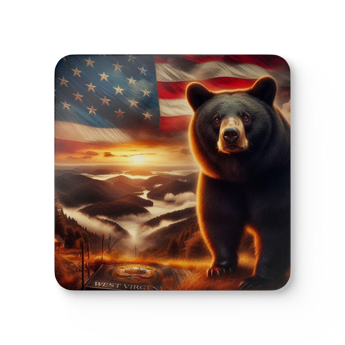 Set of 4 Glossy Coasters J1105