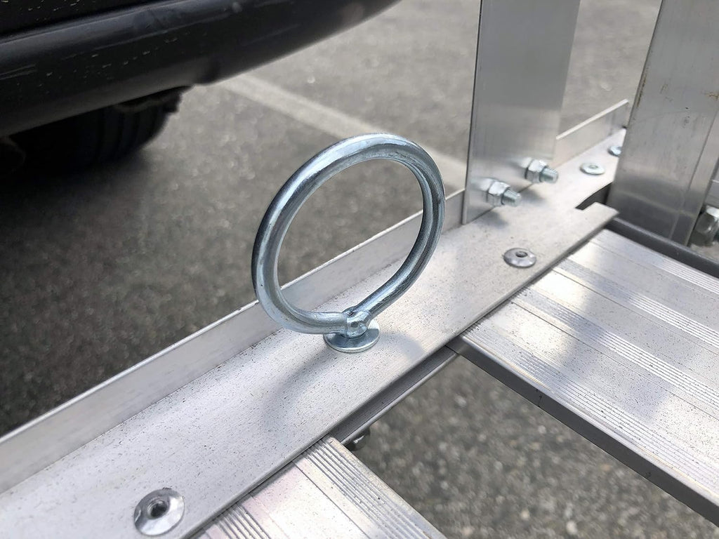 Aluminum Hitch Mount Wheelchair Carrier with 47" Ramp M233
