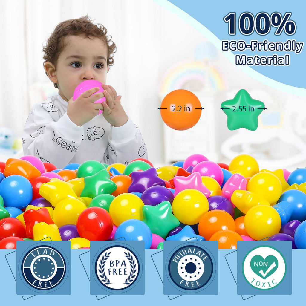 Crush Proof Plastic Ball Pit Balls F5804