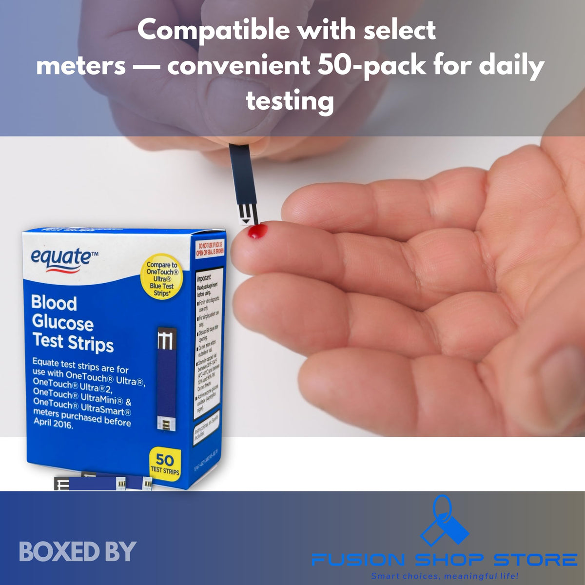 Blood Sugar Test Strips 50ct H414980