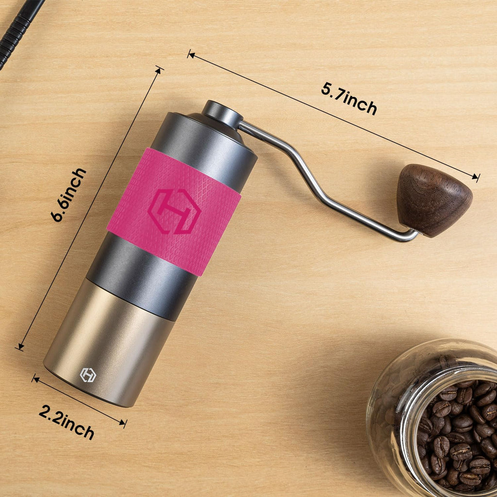Manual Coffee Grinder 30g CNC Stainless Steel Conical Burr N79215