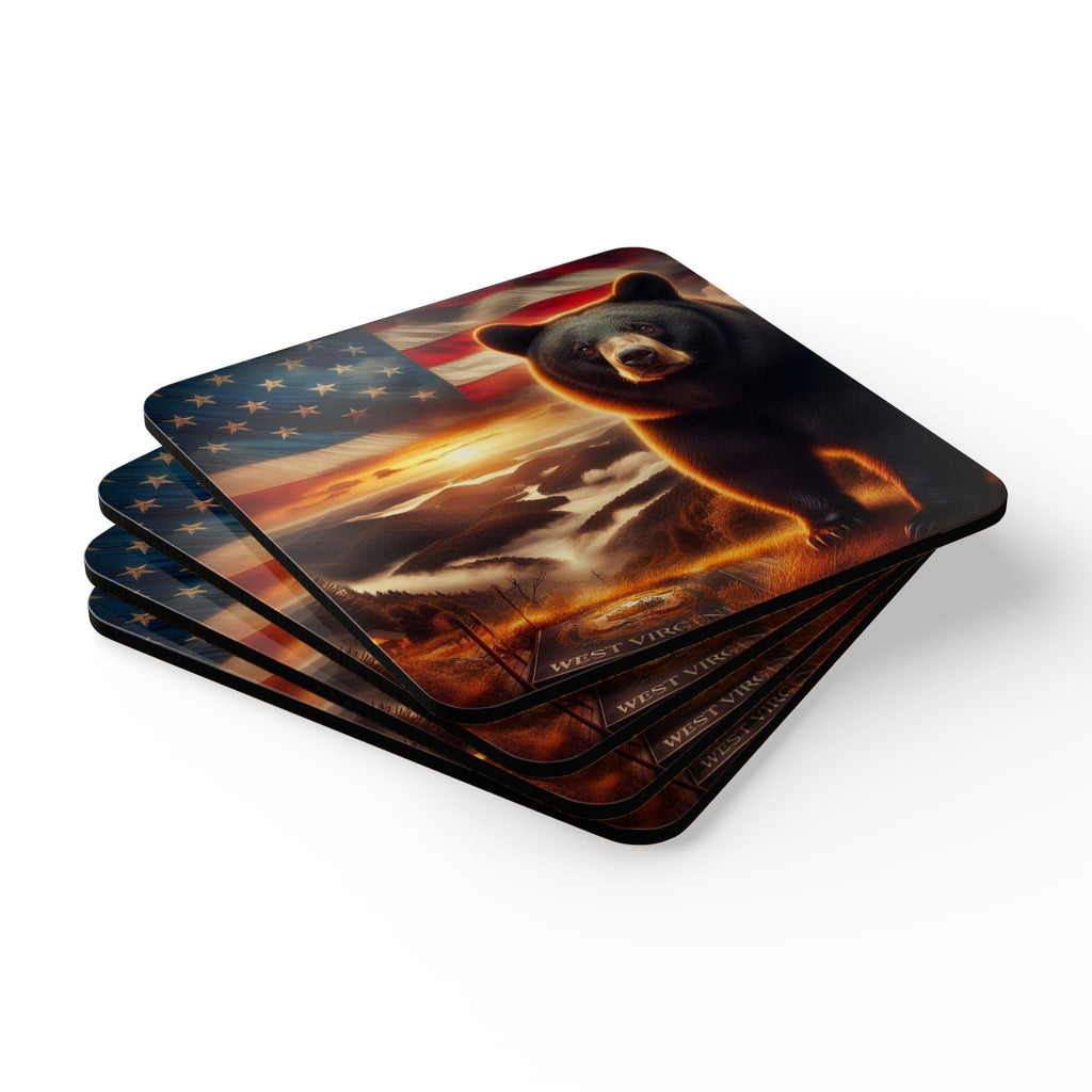 Set of 4 Glossy Coasters J1105