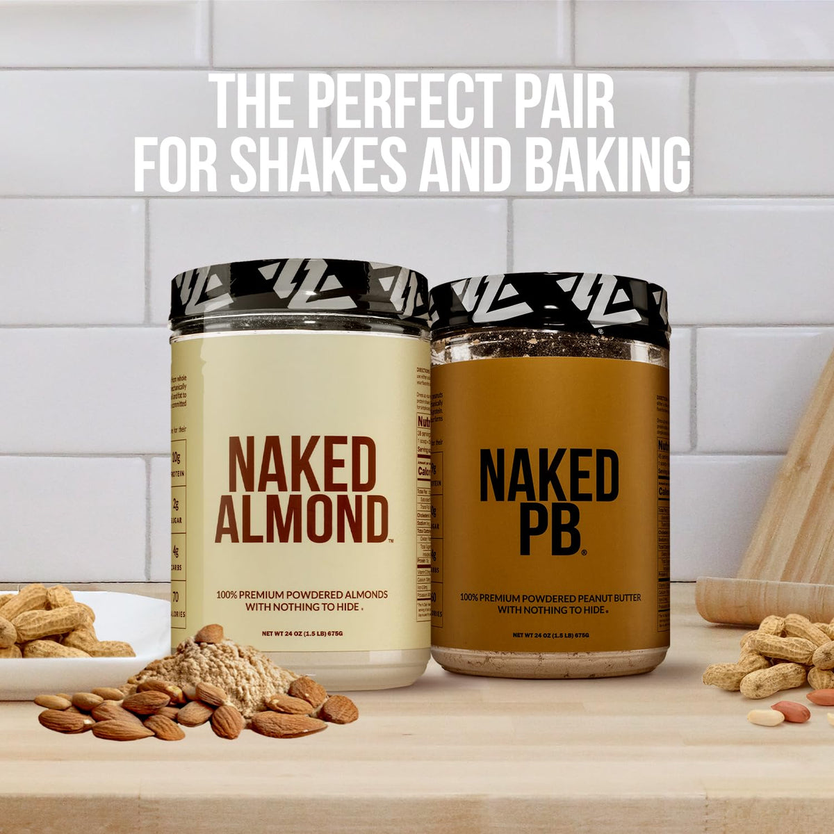 Pea Protein Powder 5LB and Powdered Peanut Butter 1.5LB R29588