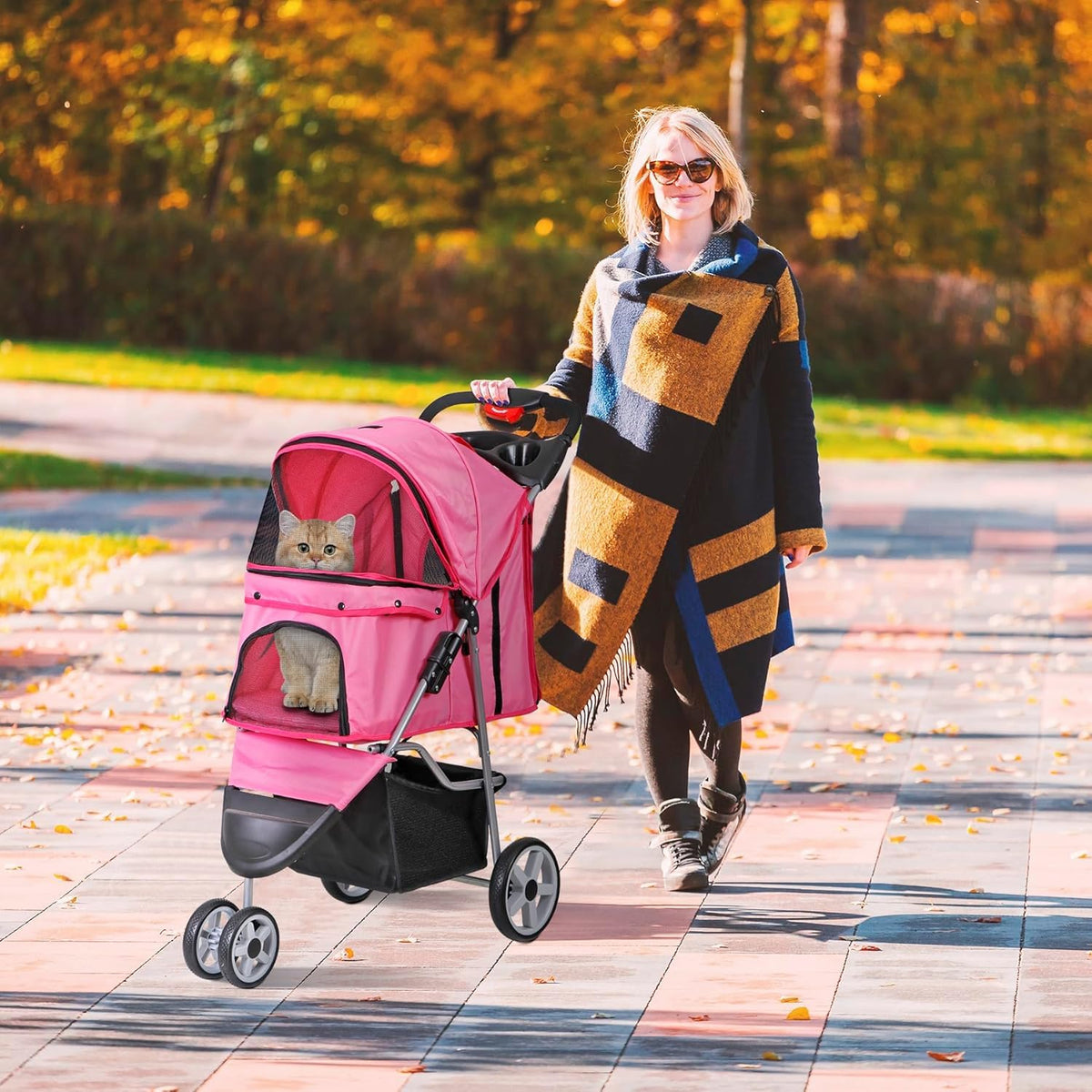 Foldable Pet Stroller S6887