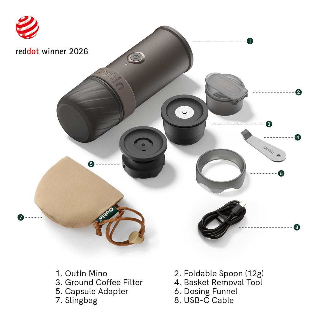 Portable Electric Espresso Machine with Self-Heating H566009