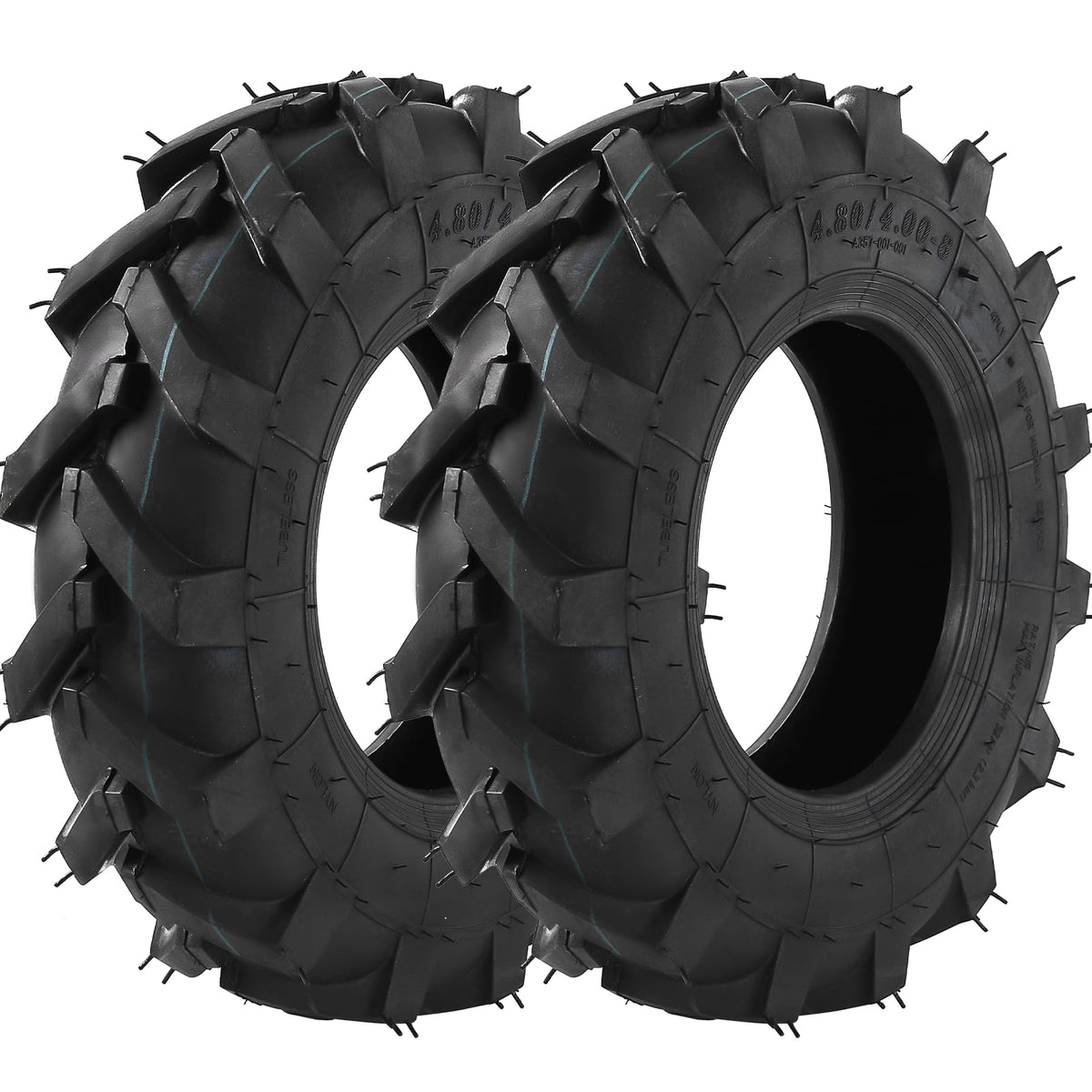4.80/4.00-8 Tubeless Tires 2-Pack U86016