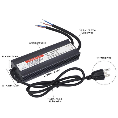 200W 12V LED Power Supply O89168