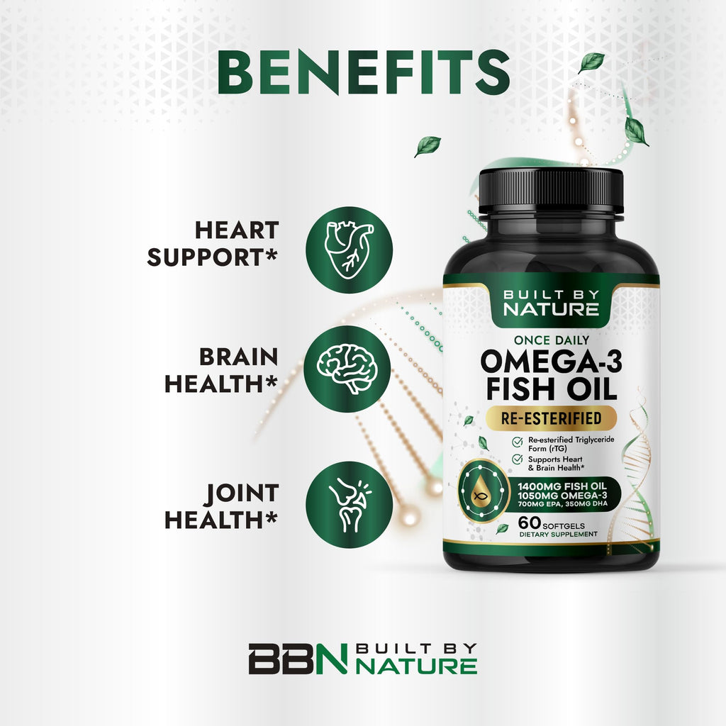 Omega 3 Fish Oil 1400 mg 60 Softgels L782106