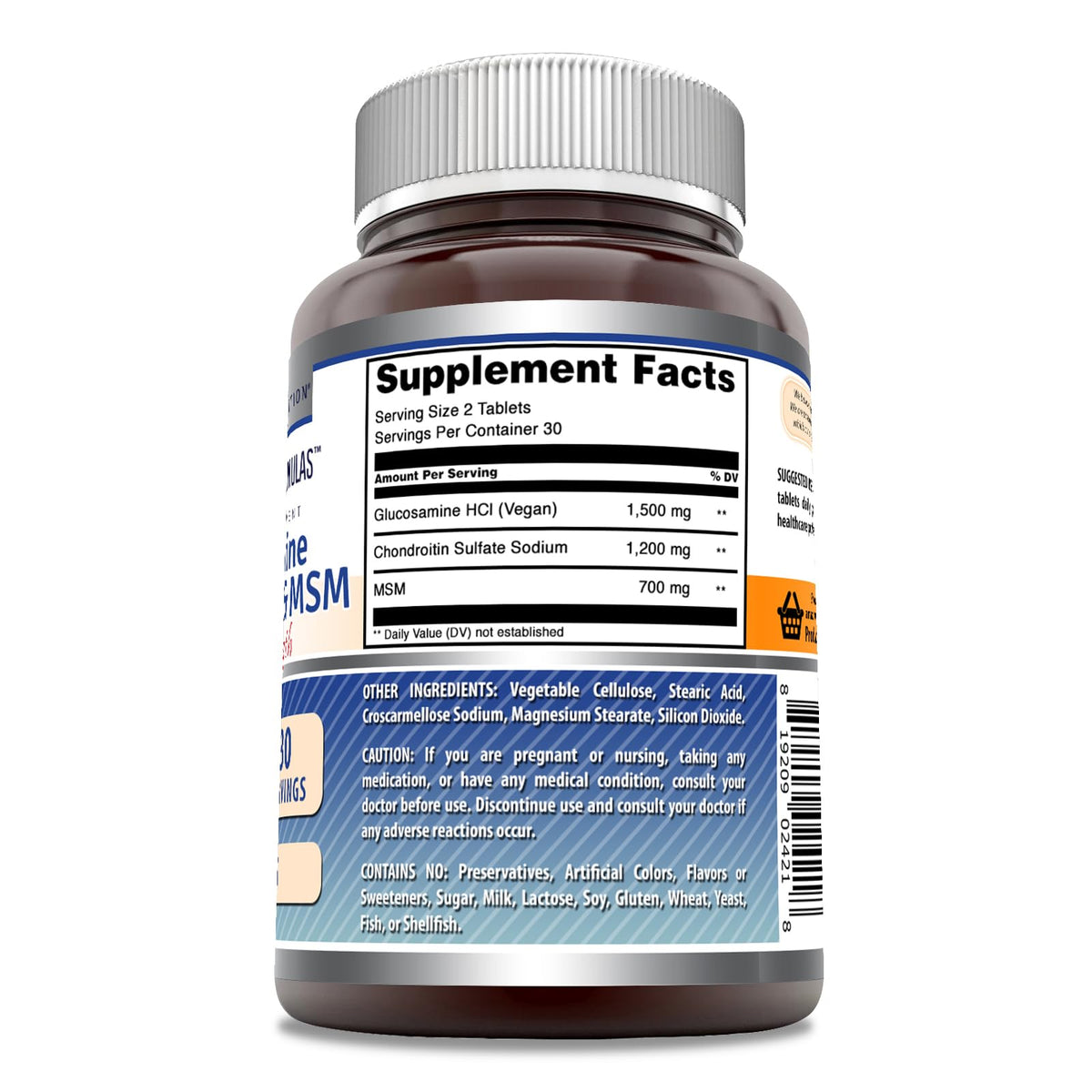 Glucosamine Chondroitin & MSM Tablets N74023