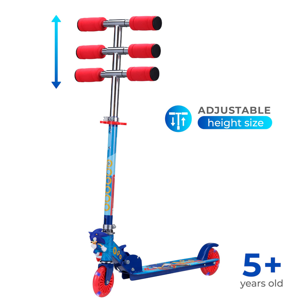 2 Wheel Foldable Kids Kick Scooter with LED Wheels W573496
