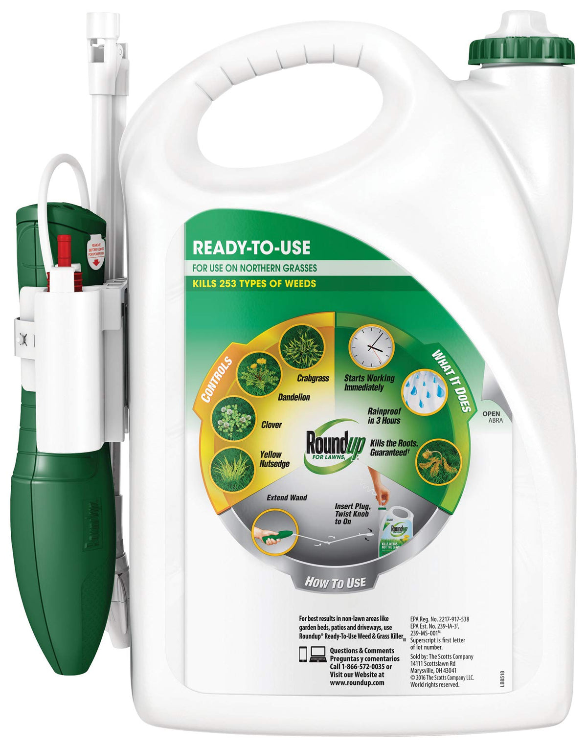 All-in-One Weed Killer for Lawns 1.33 gal N7586