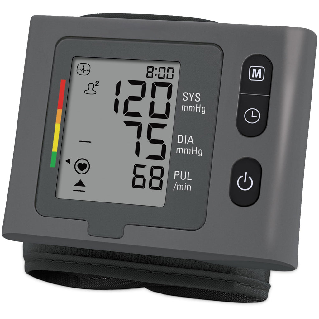 Wrist Blood Pressure Monitor, 2 Users, 198 Measurements S237082