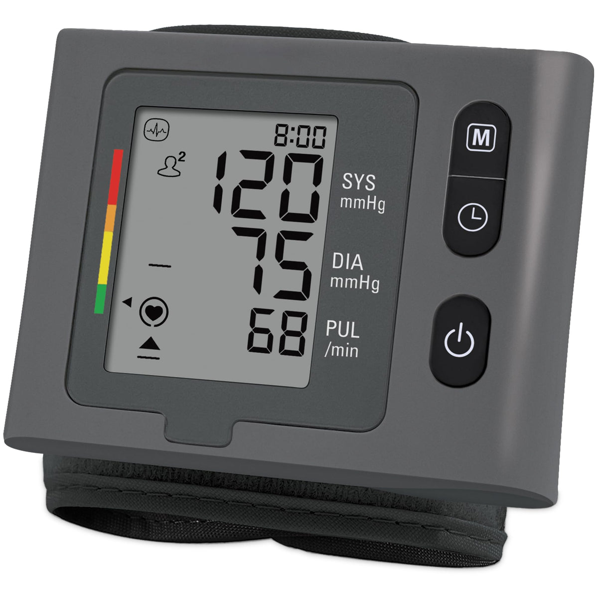 Wrist Blood Pressure Monitor, 2 Users, 198 Measurements S237082