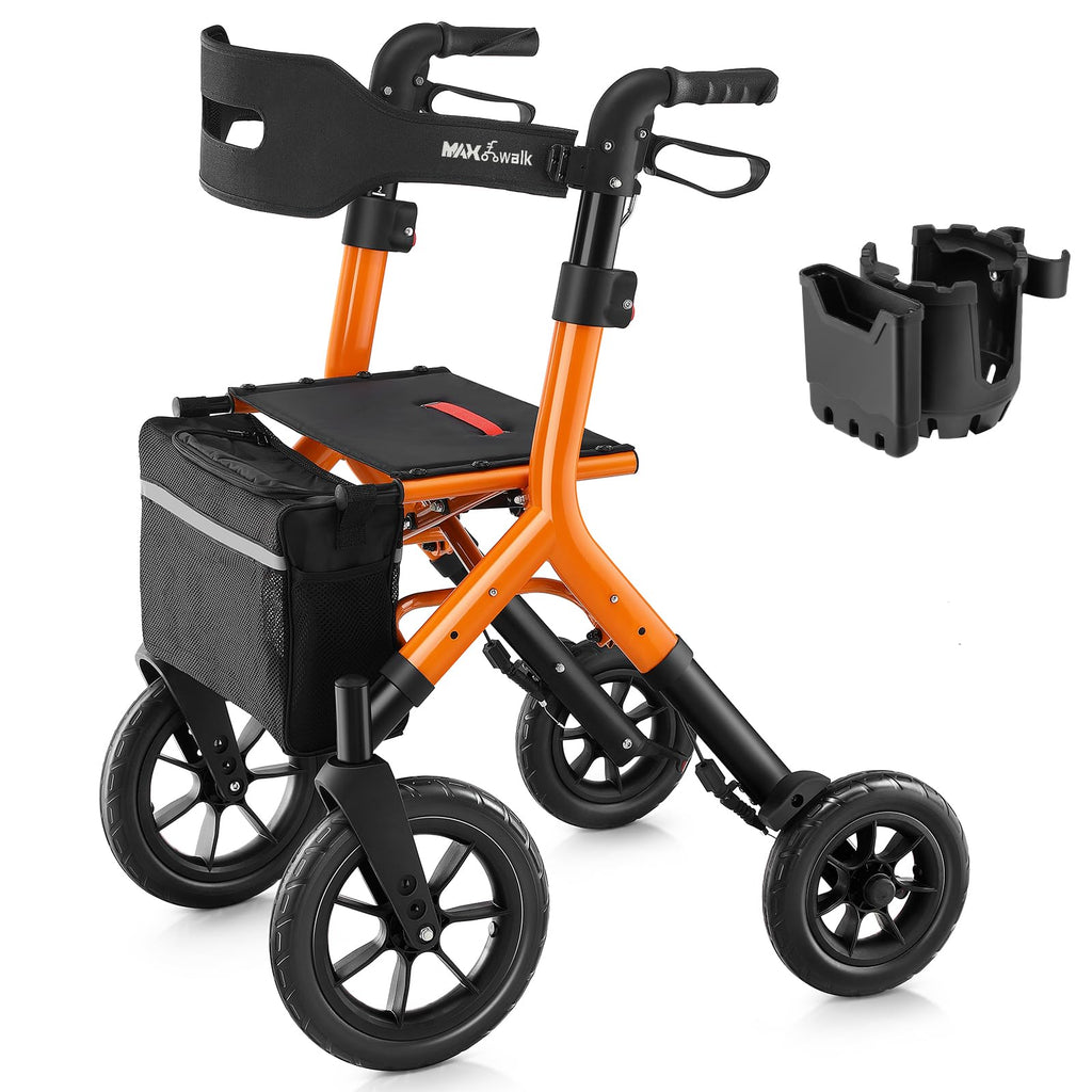 Tall Foldable Walker with Seat L471