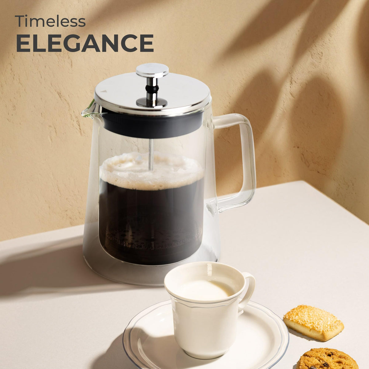 Glass French Press Coffee Maker 27oz F159
