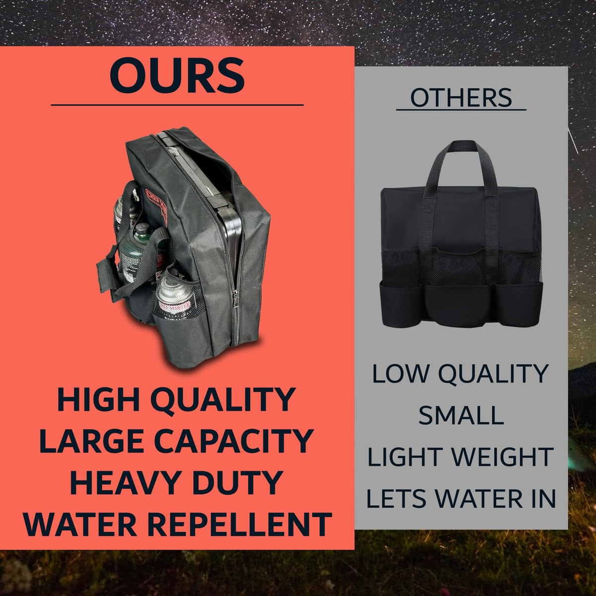 Camp Stove Carry Bag Multi-Pocket J49487