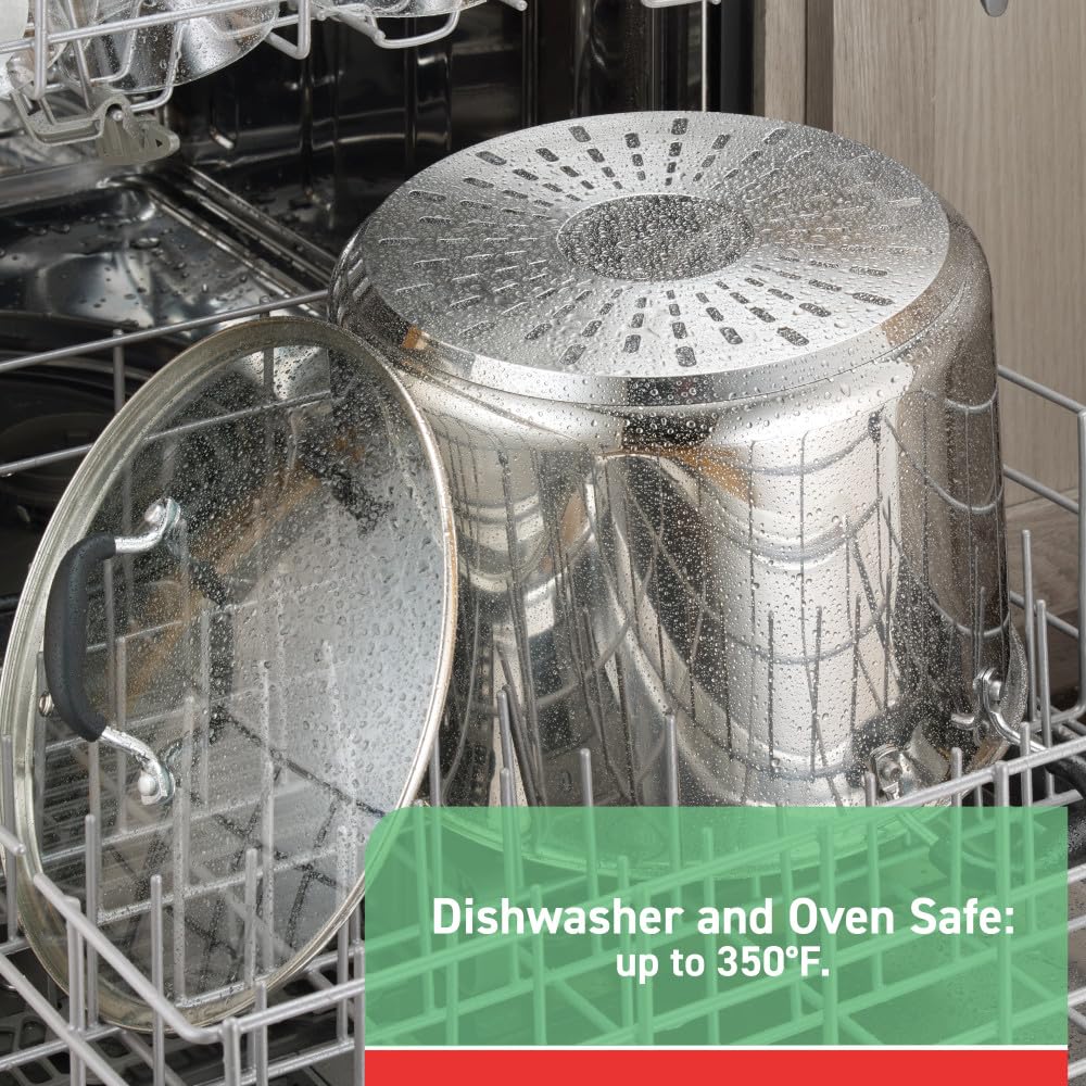 Stainless Steel 12 qt Stock Pot with Lid N8644