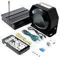 200W 12V 20 Tone Emergency Siren PA System with Wireless Remote and Microphone Z8257