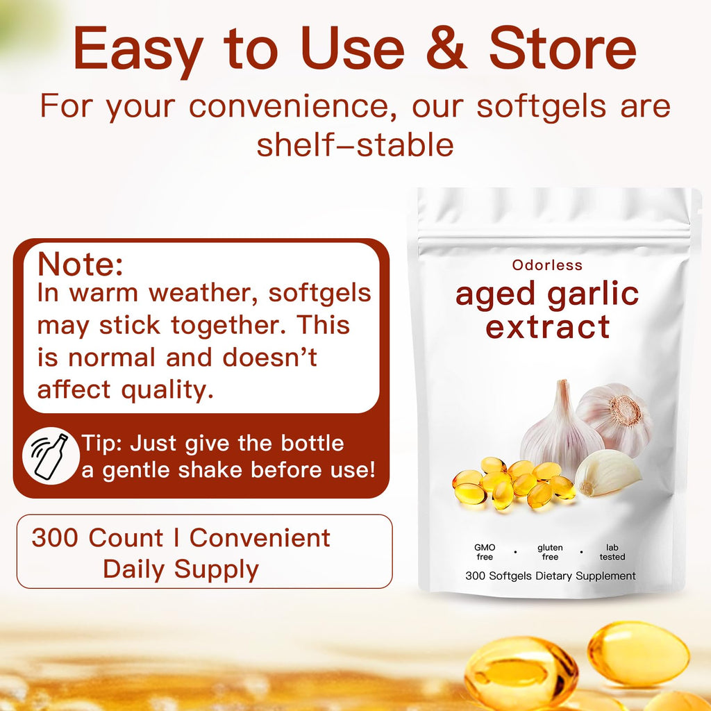 Odorless Organic Garlic Capsules L2081