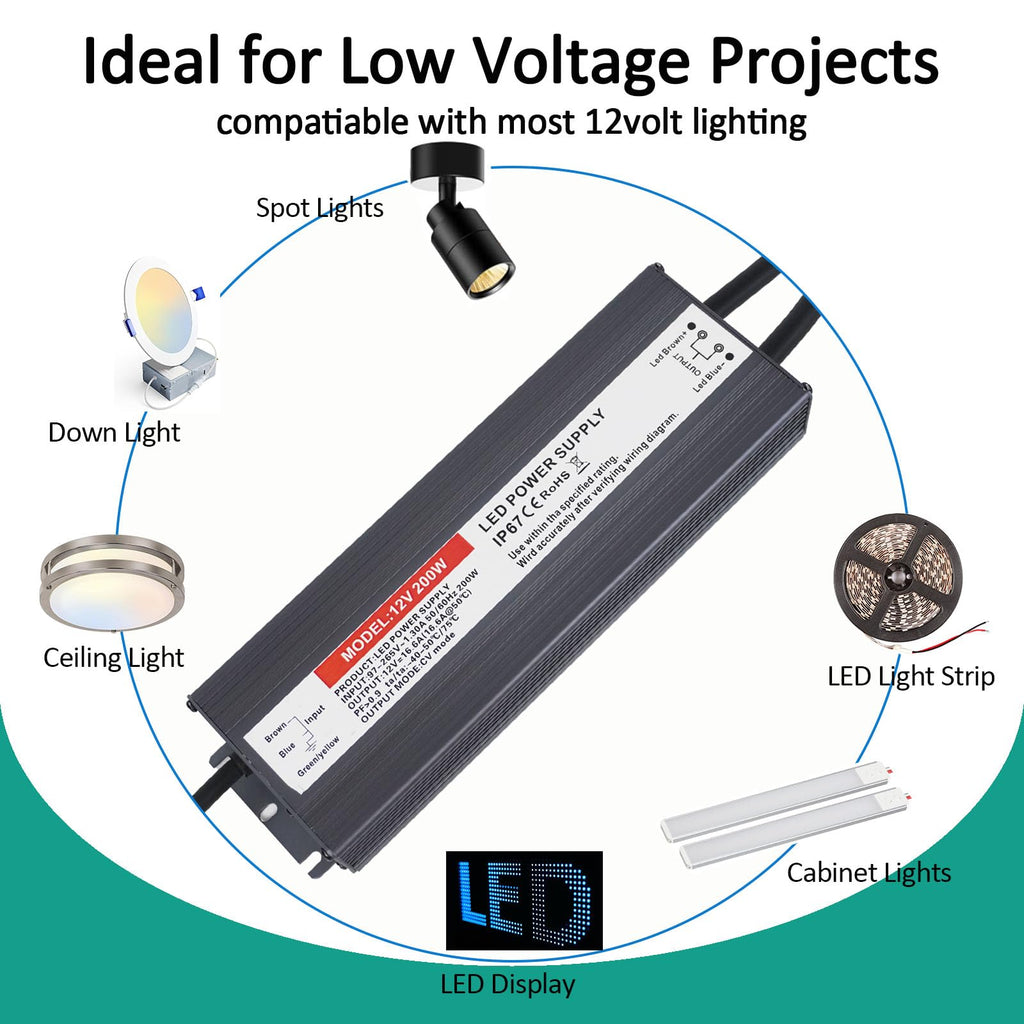 200W 12V LED Power Supply O89168