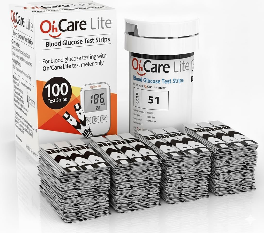 100 Test Strips for Blood Glucose Meter V2294