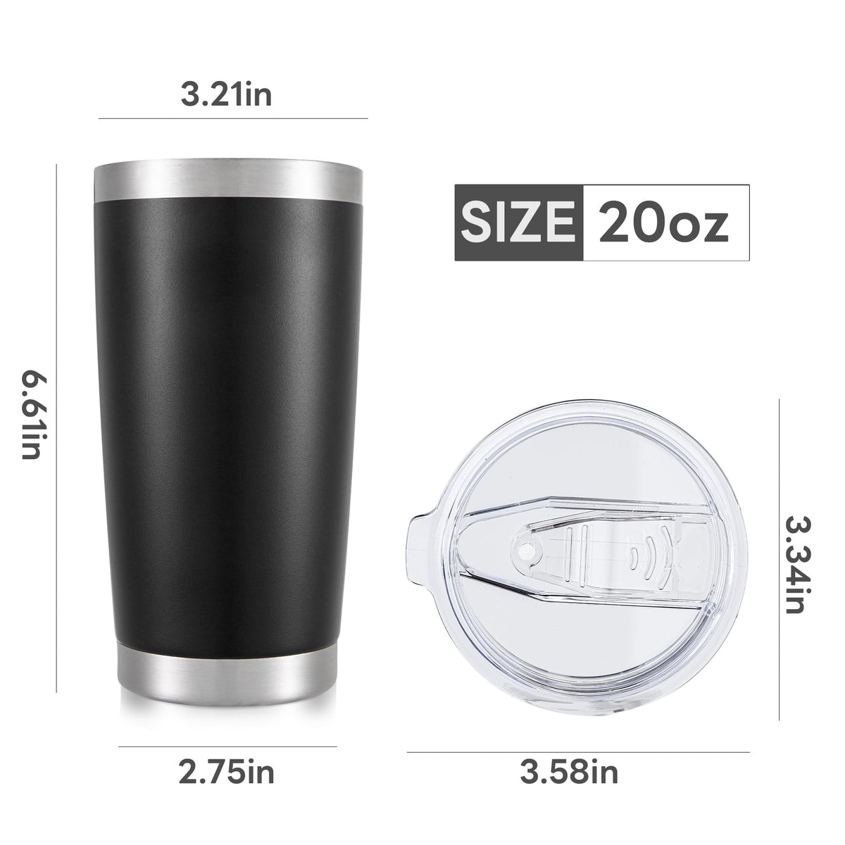 20 oz Stainless Steel Insulated Tumbler D27041