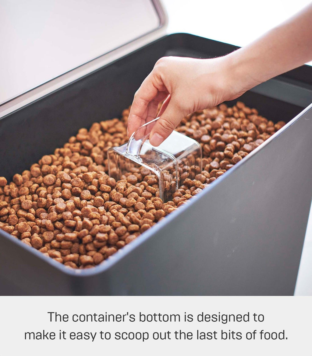Airtight Pet Food Storage Container with Transparent Lid and Handle S291