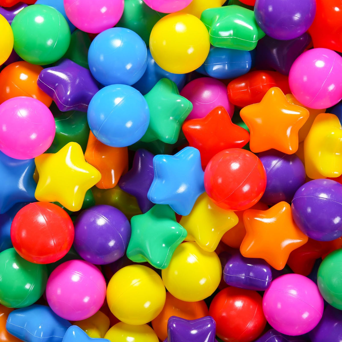 Crush Proof Plastic Ball Pit Balls F5804