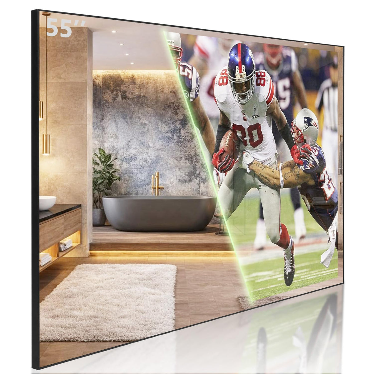 55 Inch 4K UHD Waterproof Smart Mirror TV G171