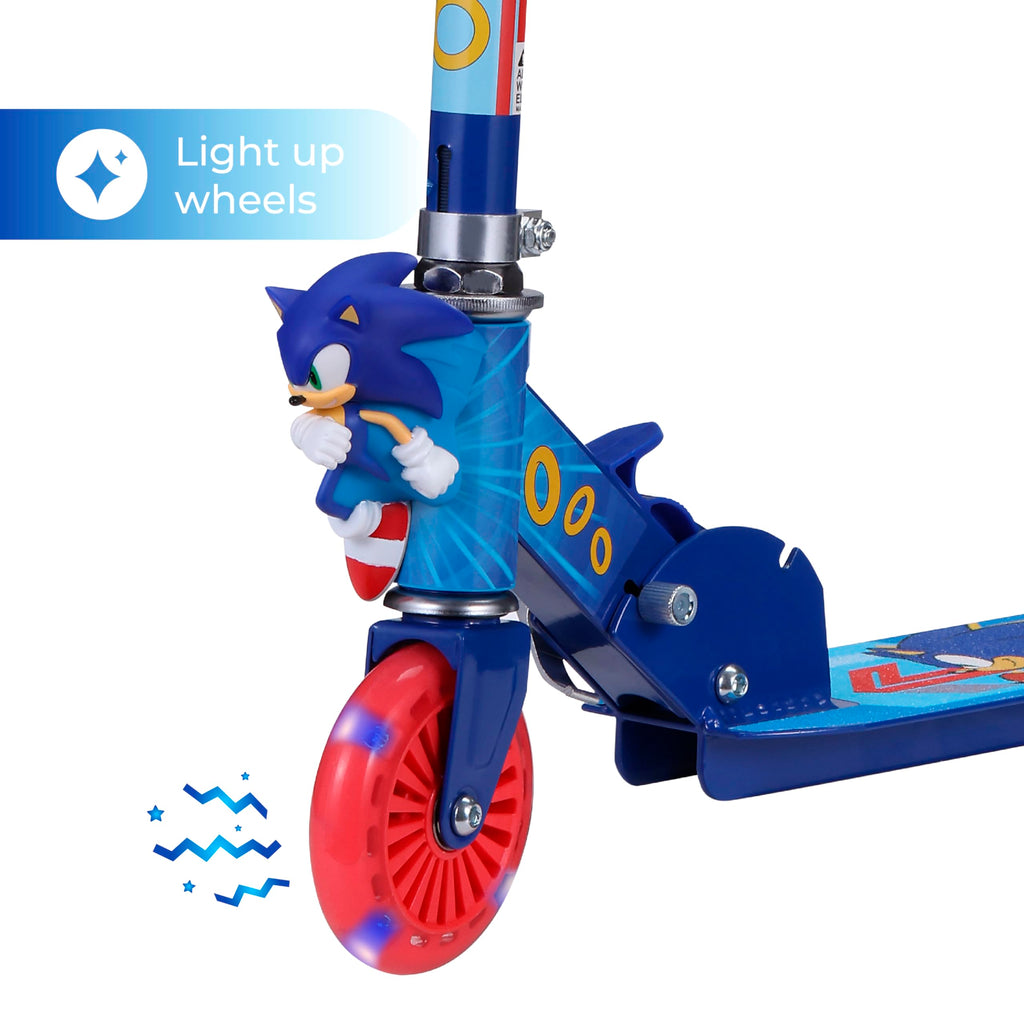 2 Wheel Foldable Kids Kick Scooter with LED Wheels W573496