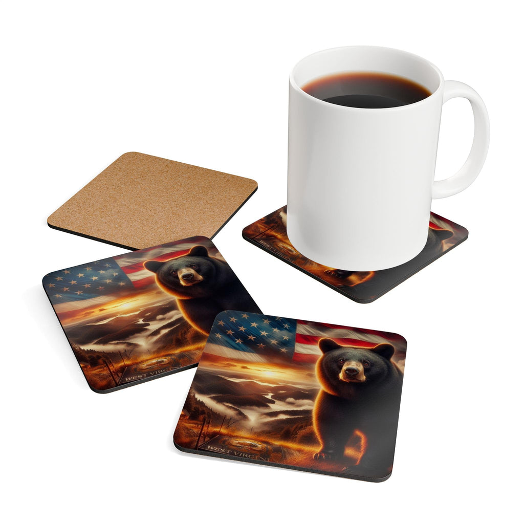 Set of 4 Glossy Coasters J1105
