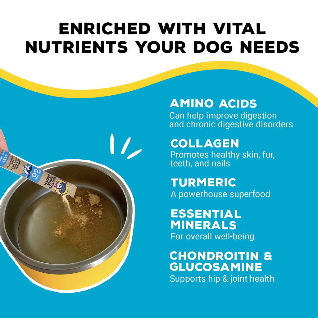 Beef Bone Broth Powder with Chondroitin Glucosamine & Turmeric F653