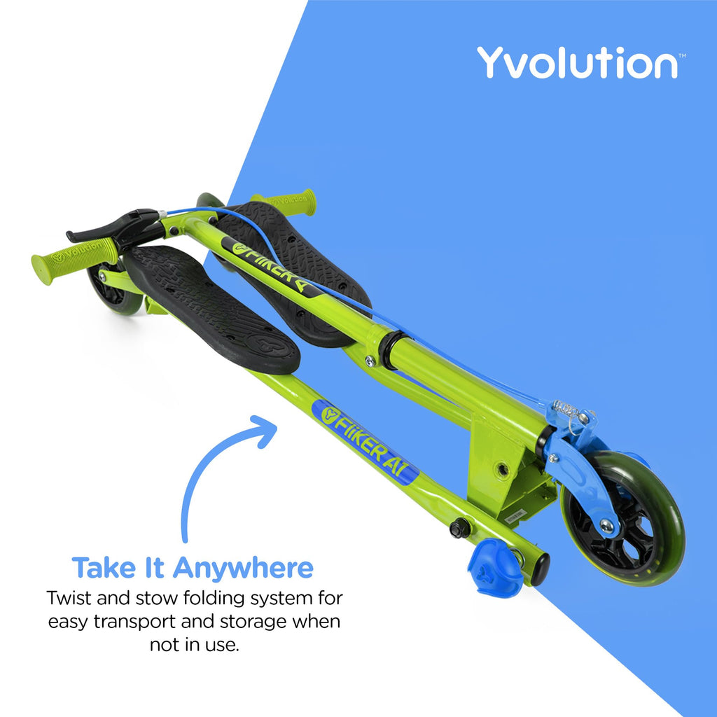 3-Wheel Wiggle Scooter with Hand Brake M180