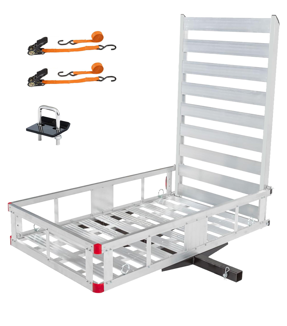 Aluminum Hitch Mount Wheelchair Carrier with 47" Ramp M233
