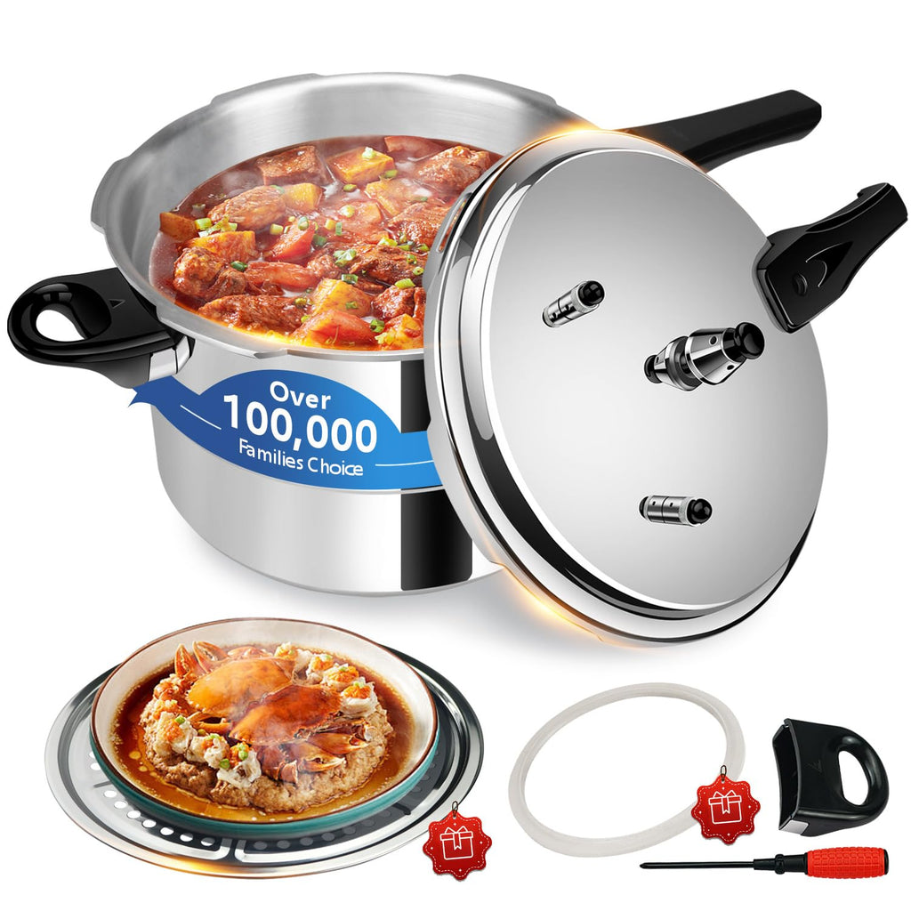 Aluminum 4.22Qt Pressure Cooker Y99592