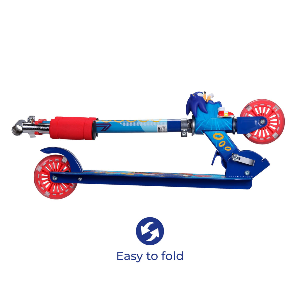 2 Wheel Foldable Kids Kick Scooter with LED Wheels W573496