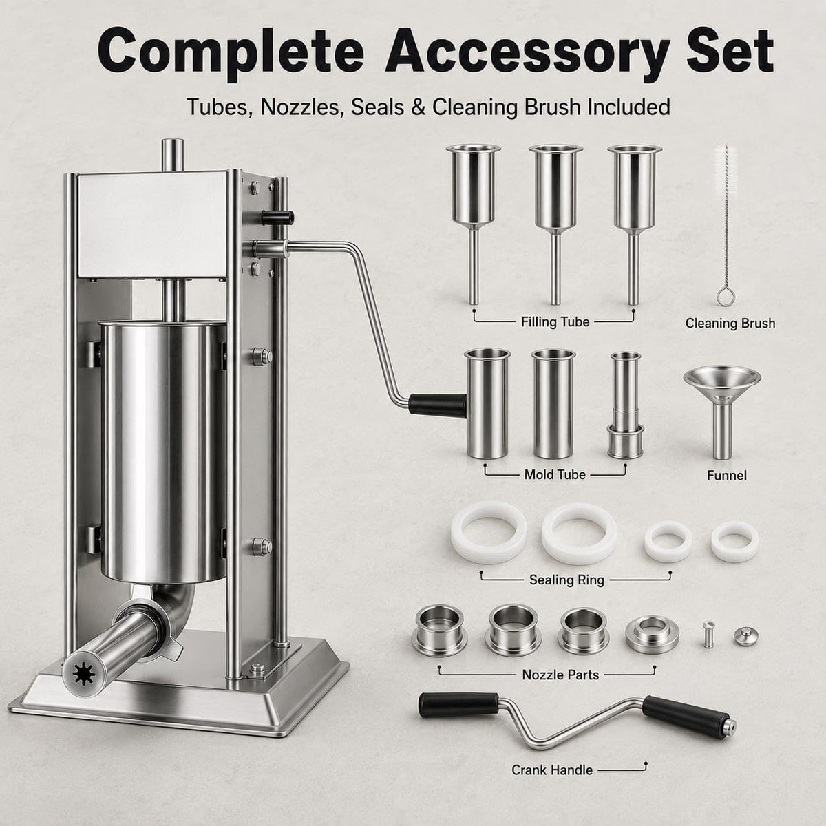 3L Stainless Sausage Stuffer L9363