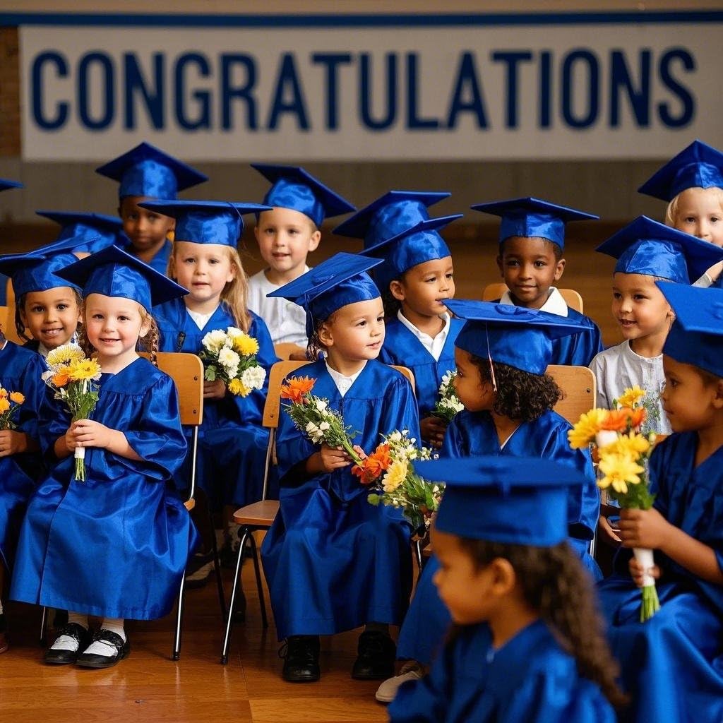 Kindergarten Graduation Cap with Tassel P9296