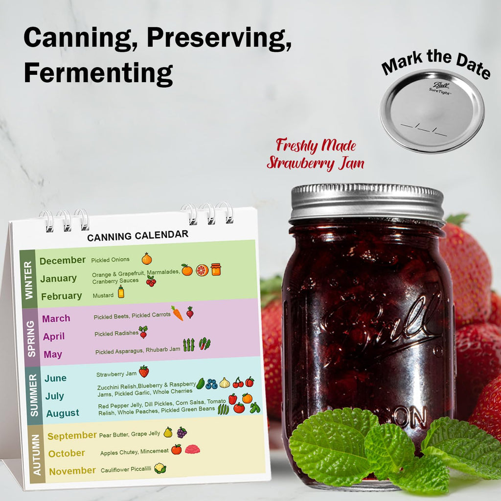 16 oz. Regular Mouth Mason Jars 12 Pack with Airtight Lids and Bands J766825