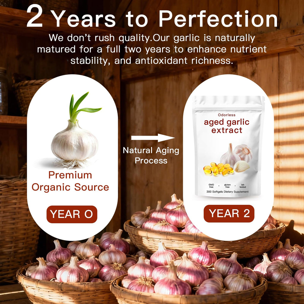 Odorless Organic Garlic Capsules L2081