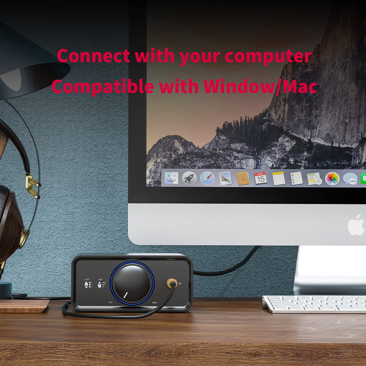 Portable Desktop Stereo Headphone Amplifier DAC W340
