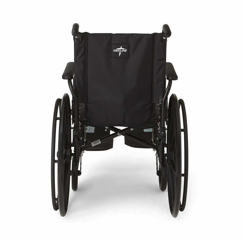 Lightweight Wheelchair with Swing-Back Desk-Length Arms and Elevating Leg Rests Y731