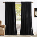 Black Out Velvet Curtains 108 inches Long N354