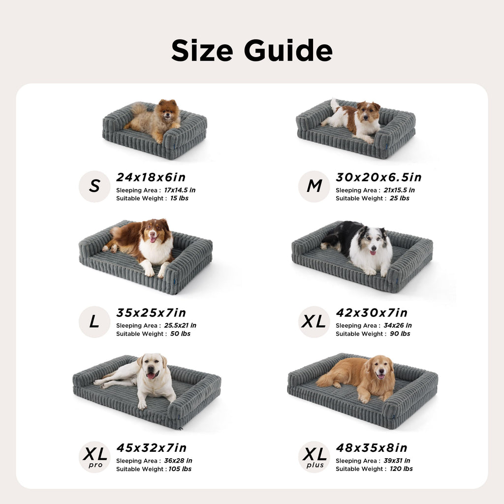 Memory Foam Orthopedic Dog Beds Large Sized Dog 35" K429